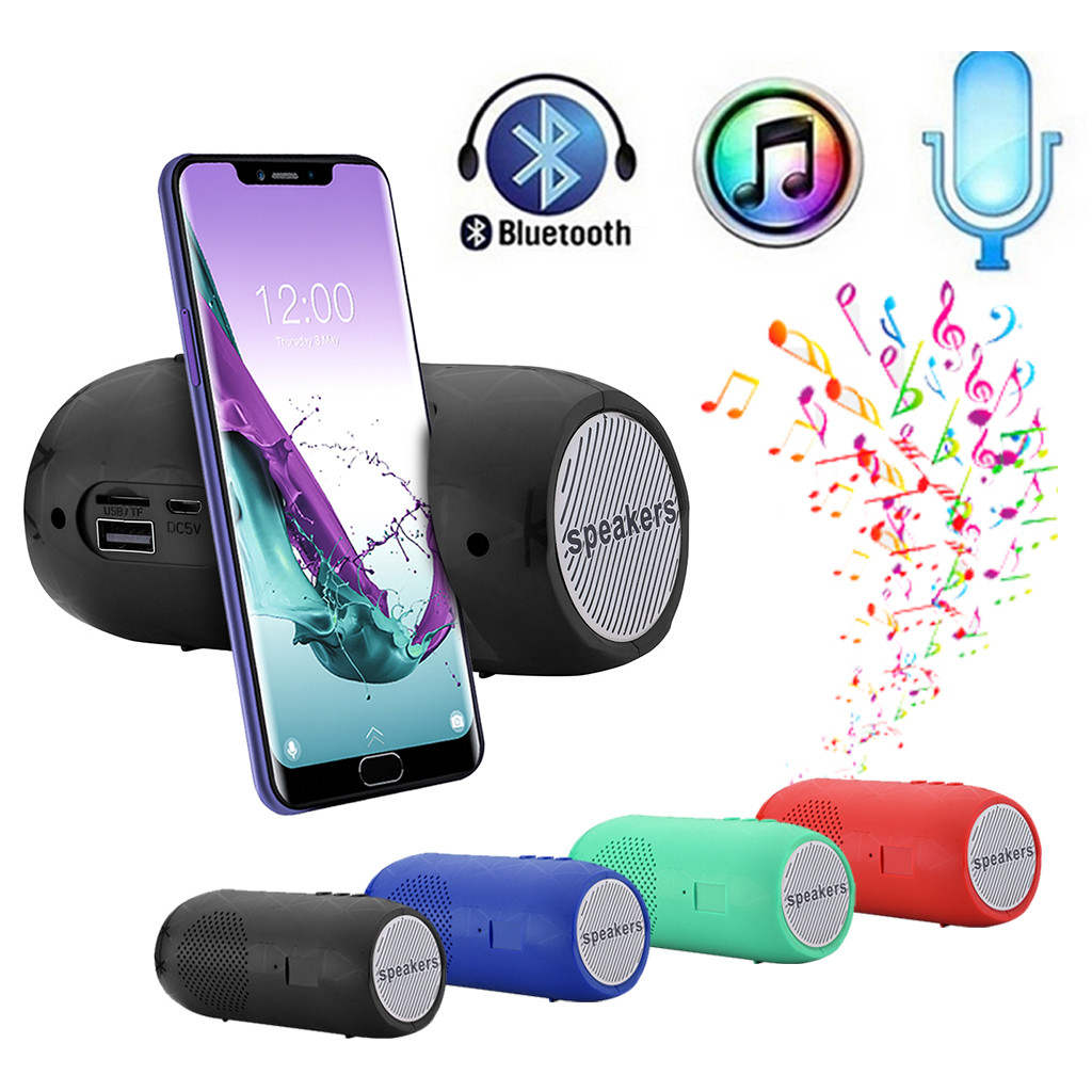 New Portable Wireless Bluetooth Speaker Stereo Sound Bar TF FM Radio Subwoofer Speakers for Computer Phones