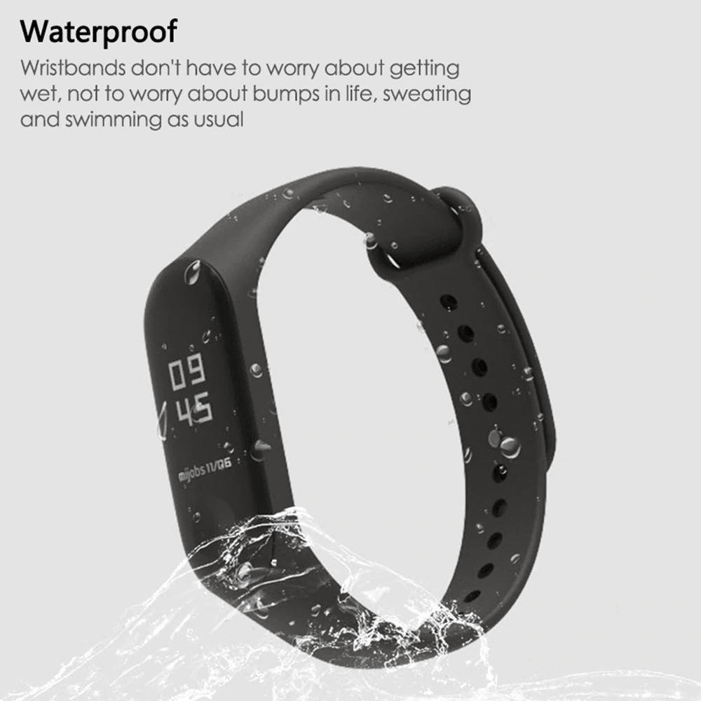 3 Colors Silicone Wrist Strap For M3 USB Charging Style Smart Bracelet Replacement Watch Band Strap Bracelet Smart Accessories