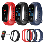 3 Colors Silicone Wrist Strap For M3 USB Charging Style Smart Bracelet Replacement Watch Band Strap Bracelet Smart Accessories